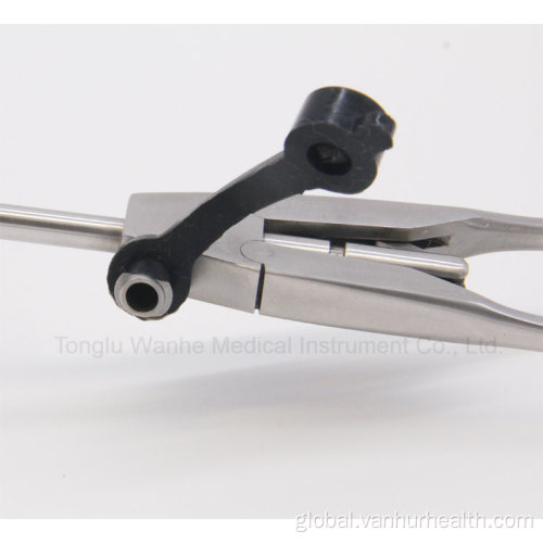 Laparoscopic Clip Applicator and Needle Holder Needle Holder with Rachet V Type Handle Factory